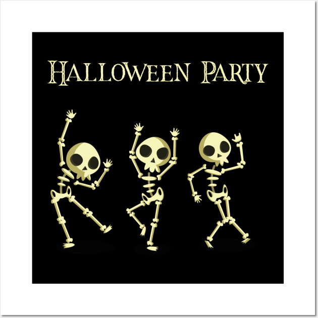 Party Halloween T-Shirt Wall Art by Freedoms